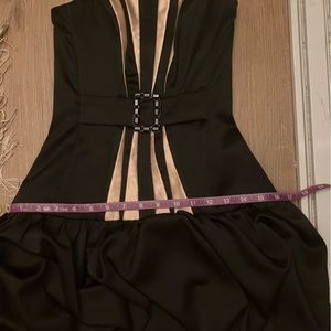 Jessica McClintock for Gunne Sax strapless minidress